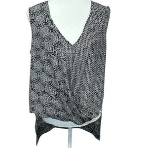 Philosophy Surplice Wrap Sleeveless Blouse